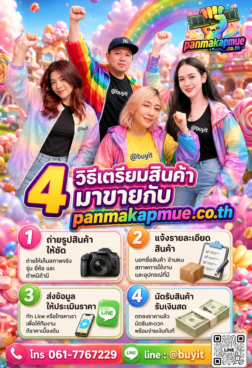 4 วิธีเตรียมสินค้ามาขายกับ panmakapmue.co.th